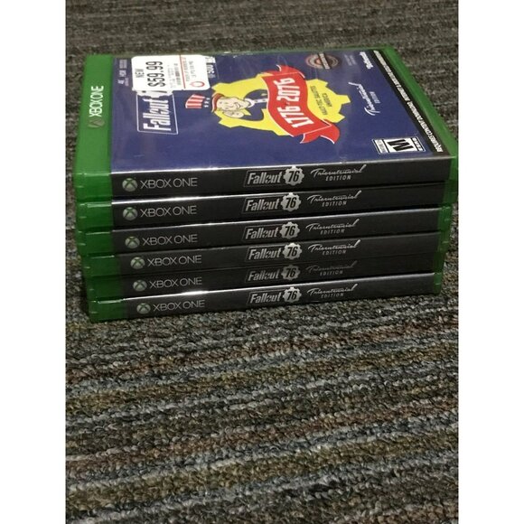 Lot of 6 Xbox One: Fallout 76, Tricentennial Edition (Mint)